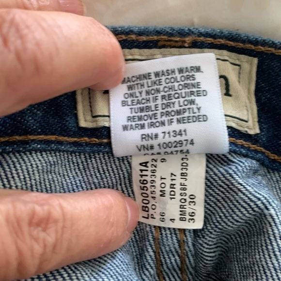 L.L. Bean Men’s Double L Jeans Classic fit Straight Leg Size 36/30 - Picture 5 of 11